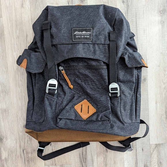 Eddie Bauer Bags Eddie Bauer Bygone 25l Backpack In Grey Poshmark